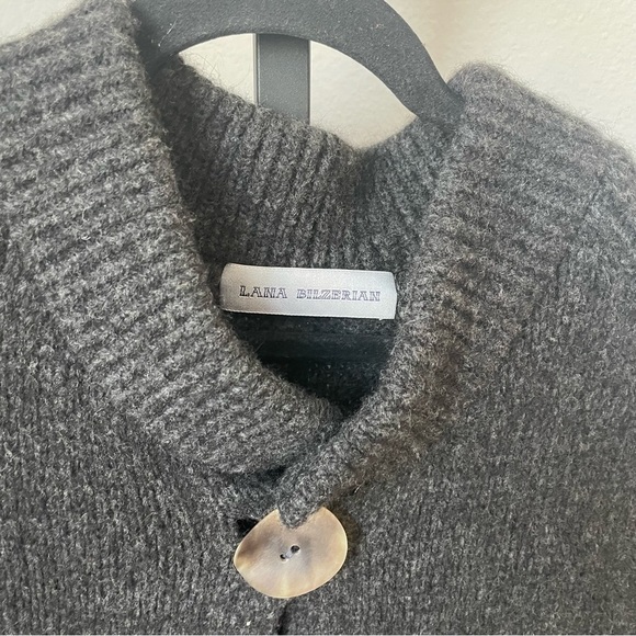 Lana Bilzerian Oversized Button Cardigan Alpaca Wool Blend Size XS - Picture 2 of 5